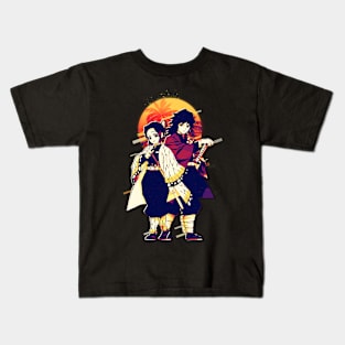 Shinobu x Giyu Tomioka Demon Slayer Kids T-Shirt